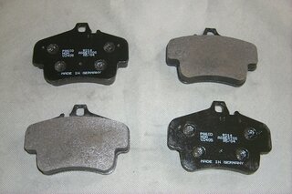 Racing Brake Pad Set - PAGID - RSC1 - PCCB Brakes - 2405 RSC1 - 18.5mm
