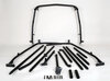 Heigo Roll Cage 993 Coupe - Without Sunroof - Steel - Weld-In - X Diagonal + Tunnel + Door + Dash