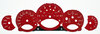 Zifferblatt indisch rot 997-2 GTS PDK MPH/200 mit  Logo