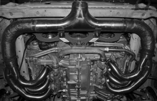 90 mm Race Exhaust System - "M&M" Cat Bypass, Grand Am Spec