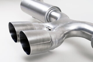 Schalldämpfer 987.2 Cayman "Race" Edelstahl auf OE Kat