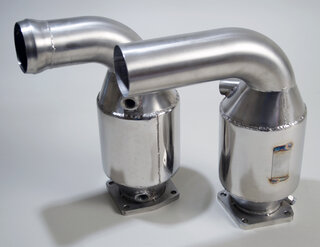Sport Catalytic Set 991.1 Turbo / Turbo S - 200 Cell HJS HD - Brombacher Edition - FVD Muffler