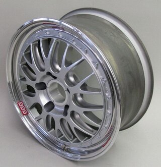 Jante 8,5x18ET48 BBS Motorsport alu forgé couleur argent