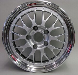 Jante 8,5x18ET48 BBS Motorsport alu forgé couleur argent
