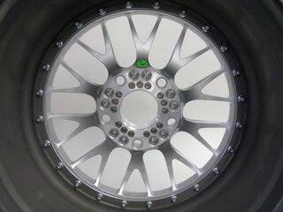 Jante 8,5x18ET48 BBS Motorsport alu forgé couleur argent
