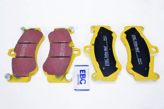 Racing Brake Pad Set - EBC - Yellowstuff 997GT3, Turbo-  Front - Street Legal
