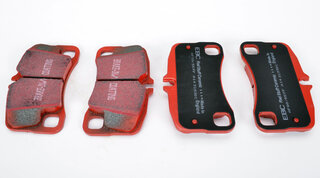 Jeu plaqettes clubsport "EBC Redstuff" (avec homologation route)
