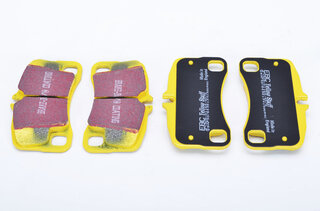 Racing Brake Pad Set - EBC - Yellowstuff 997GT3, Turbo - rear - Street Legal
