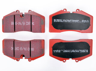 Club Sport Bremsbelag-Satz " EBC Redstuff " mit Strassenzulassung