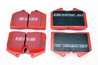 Club Sport Bremsbelag-Satz " EBC Redstuff " mit Strassenzulassung