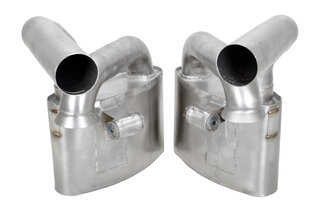 Sport Muffler Set 991 GT3 "Brombacher" without valves