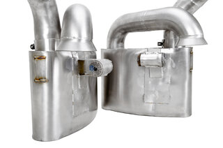 Sport Muffler Set 991 GT3 "Brombacher" without valves