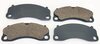 Jau plaquettes AV Pagid jaunes  RSL 29 pour freins acier (16,60mm)