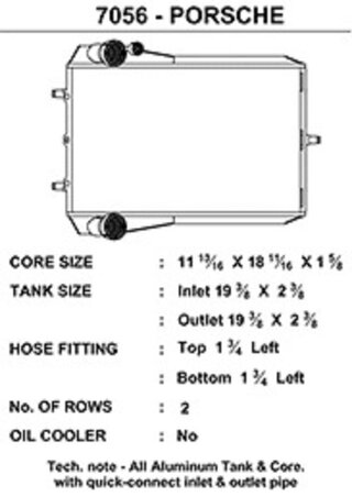 High Performance Radiator 996 C4S/ Turbo/ 997Turbo/ GT2 - CSF - Left - Sold Individually