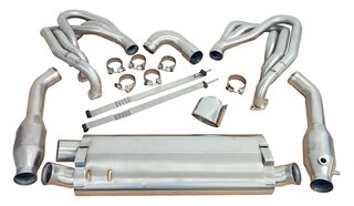 Exhaust System 964 - RACE - 100 Cell Catalytics - Single Outlet - Without Heat