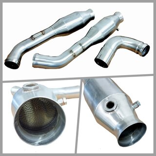 Exhaust System 964 - RACE - 100 Cell Catalytics - Single Outlet - Without Heat