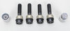Felgenschlossatz - Schwarz - für 15mm VA + 18mm HA Distanzen