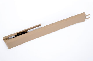 Cache glissiere de siege beige sable