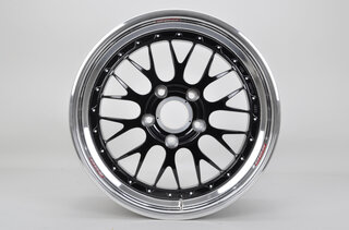 10x18ET29 BBS E88 Motorsport - Stern Aluminium geschmiedet, gefrässt - Schwarz - Grand AM
