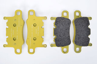 Racing Brake Pad Set - PAGID - RSL1 - YELLOW - REAR - Steel Brakes - 17 mm