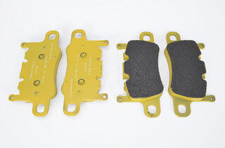 Racing Brake Pad Set - PAGID - RSL1 - YELLOW - REAR - Steel Brakes - 17 mm