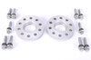 Spacer Set Macan - 15 mm - Silver - Hub Centric - Sold as a Pair