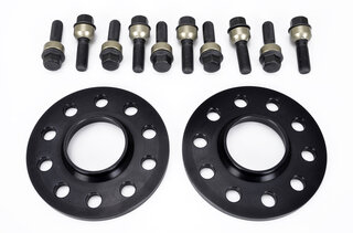 Spacer Set Macan - 12 mm - Black - Hub Centric - Sold as a Pair