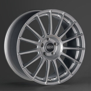 Jeu de roues OZ Superturismo LM argent 8,5 + 9,5 x 19 ET21 avec Michelin Latitude Tour HP N0