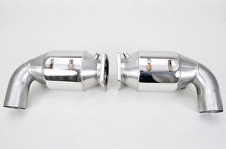 Sport Catalytic Set 997.2 Turbo / Turbo S - 200 Cell HD Tri-Metallic - For FVD Exhaust
