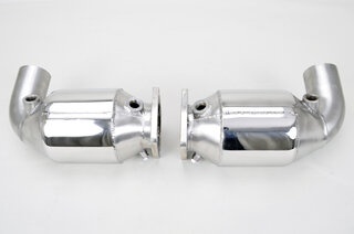 Sport Catalytic Set 997.2 Turbo / Turbo S - 200 Cell HD Tri-Metallic - For FVD Exhaust