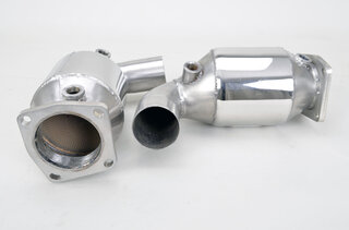 Sport Catalytic Set 997.2 Turbo / Turbo S - 200 Cell HD Tri-Metallic - For FVD Exhaust