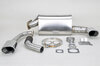 B&B Turbo Endschalldämpfer 4.5" ovale Endrohre