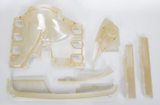 Engine covers 911 RSR (set) GFK with oil cooler