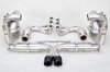 Sportabgasanlage 997.1 GT3/GT3RS Klappenumbau, 200Zeller, 2 x 80mm Endrohre schwarz