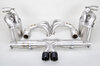 Sportabgasanlage 997.1 GT3/GT3RS Klappenumbau, 200Zeller, 2 x 80mm Endrohre schwarz