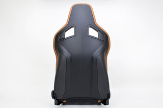 Sportster CS Recaro  leather brown nature/Alcantara anthracite, Seat with Heating, left - Driverseat