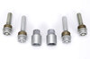 Felgenschlossatz - Silber - für 11mm VA + 23mm HA Distanzen