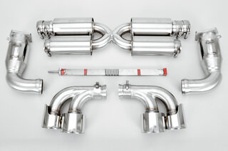 Competition Exhaust System 997.2 Turbo /Turbo S - Brombacher Edition - Stainless - Catalytic Bypass