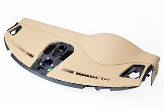 Dashboard 991.1 and 991.2 - Luxor Beige - Leatherette - Without Mounting Hardware