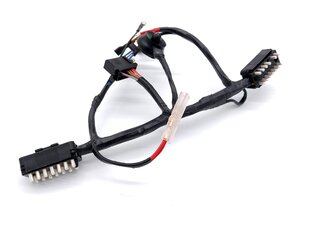 Wiring harness mounting plate for cars with mechanical injection