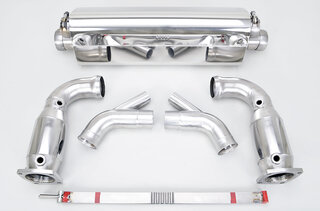Ligne d'échappement sport Brombacher 991 turbo/S avec bypass de cata (version export)
