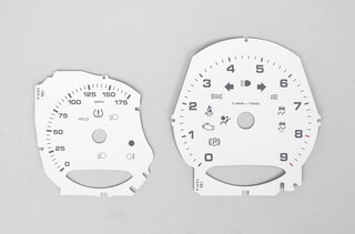 Zifferblattsatz Weiß 981 MPH Schalter (175mph)