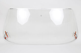 Pare-brise chauffant 911 verre clair (avec fixation pour rétroviseur)
