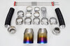Titan Abgasanlage "Brombacher" 964 , 200Zeller, 2x Endrohr oval 90mm  Export
