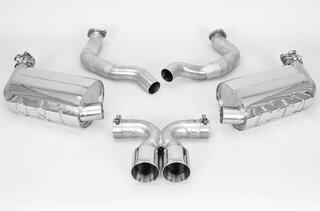 Sport Muffler "Brombacher"  981 Cayman GT4, Sound Version without Valves