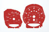 Fonds de compteurs Macan S rouge indien, km/h, PDK
