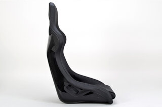 Recaro Pole Position ABE - Black Leather Bolsters / Black Alcantara Inserts - GFRP - Wider XL Size