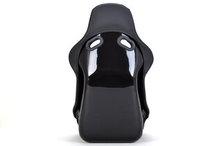 Recaro Pole Position ABE - Black Leather Bolsters / Black Alcantara Inserts - GFRP - Wider XL Size
