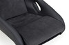 Recaro Pole Position ABE - Black Leather Bolsters / Black Alcantara Inserts - GFRP - Wider XL Size