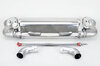 Silencieux sport "Brombacher" 997 turbo, à clapets avec cata.sport 100 cellules (export) inox